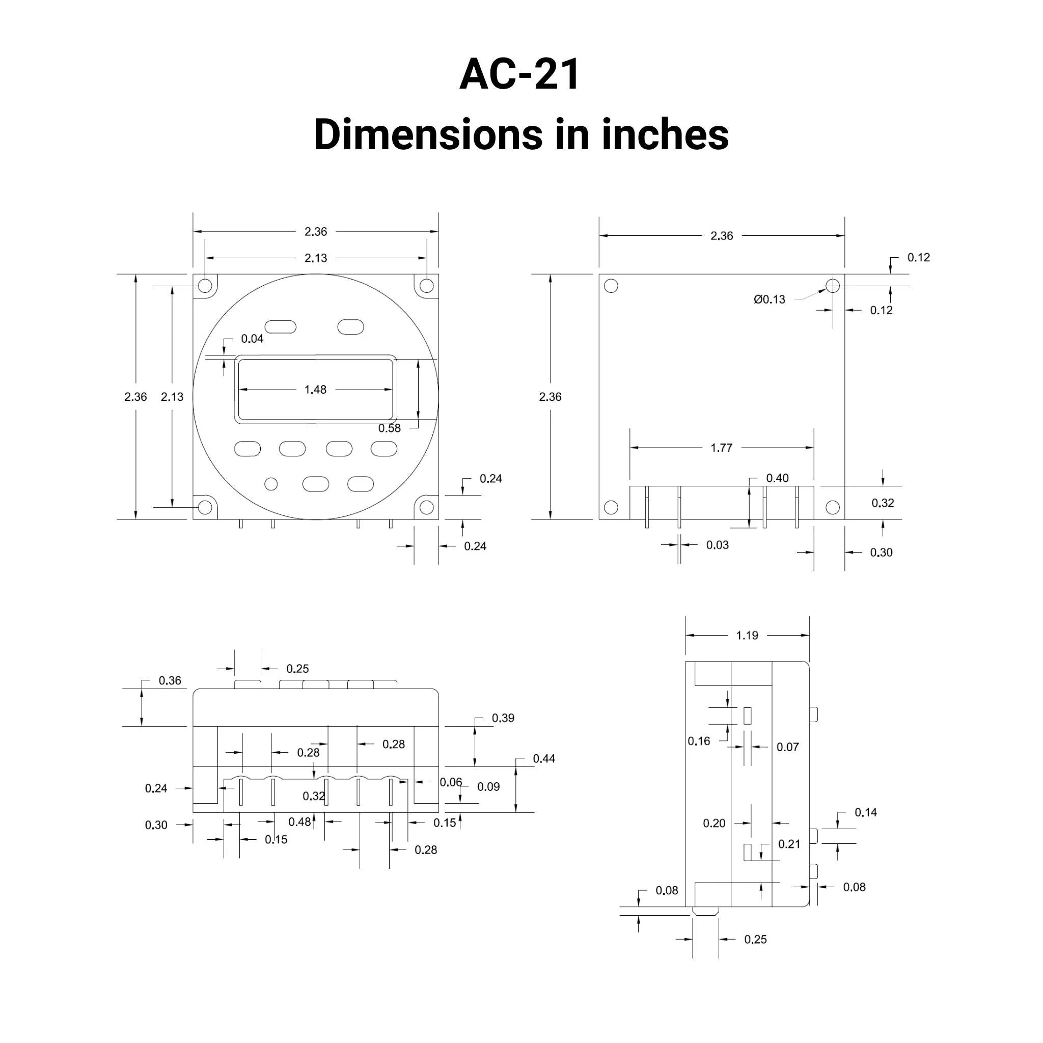 Digital Programmable Timer Switch - 12VDC - 16A - Image 4