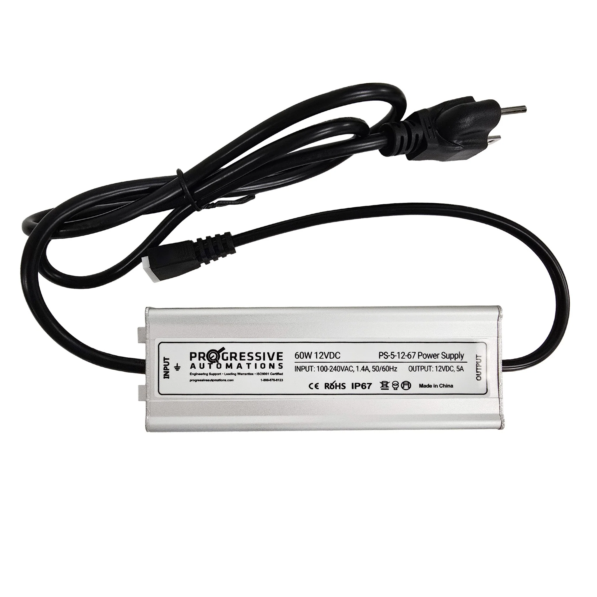 Power Supply - 100-240VAC - 12 VDC - 5A - IP67 - Image 2