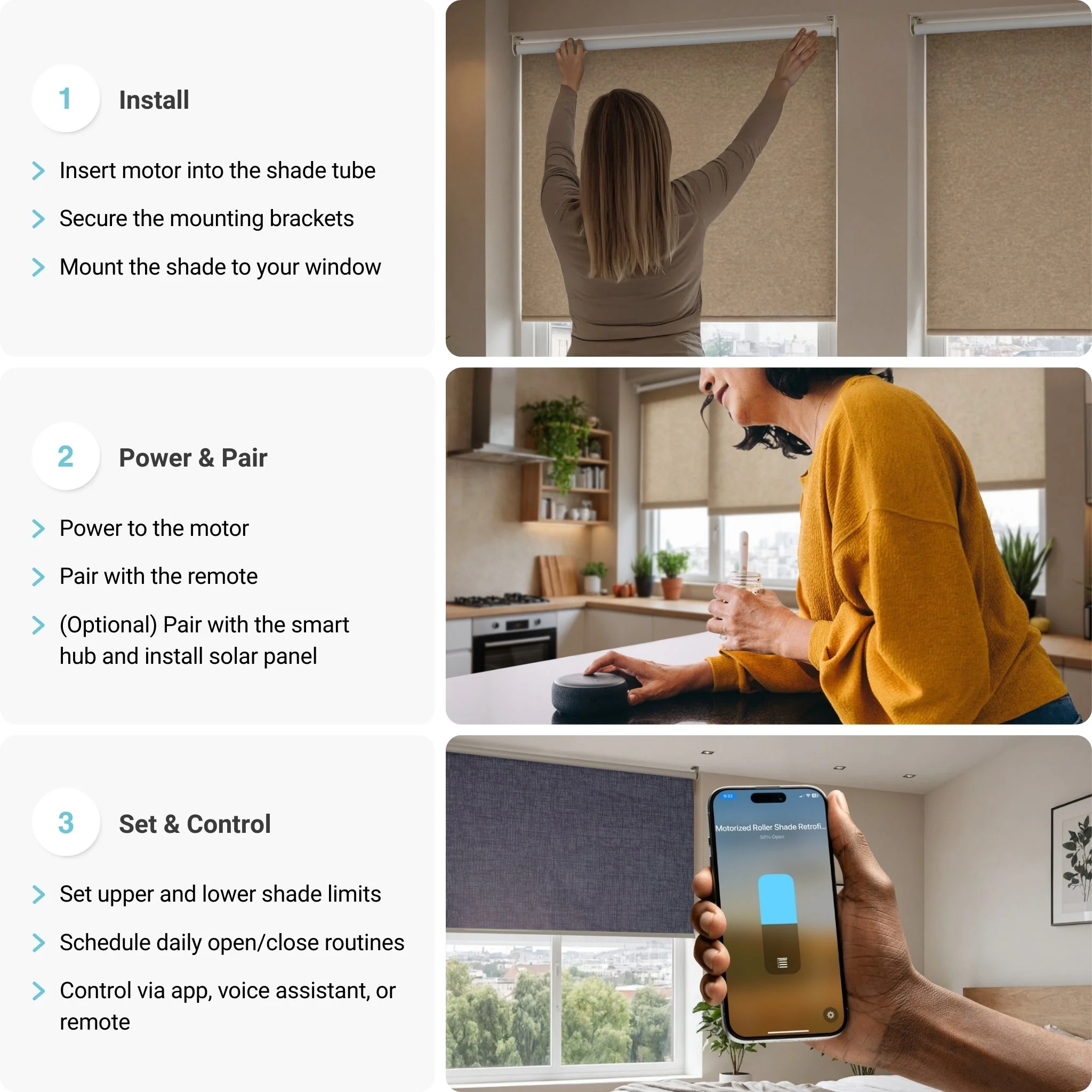 Revolve Motorized Roller Shade Retrofit Kit - Image 9